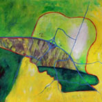 Horn-Lehe-Earth 100x80 - Acryl - Ulli Burmester